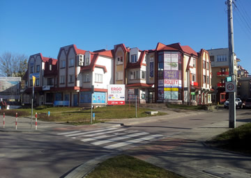 Widok z ulicy Antoniukowskiej